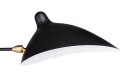 King Home Lampa podłogowa stojąca RAVEN FLOOR UP czarna - metal E27 wnętrze klosza Biały King Home Lampa podłogowa stojąca RAVEN FLOOR UP czarna - metal E27 wnętrze klosza Biały