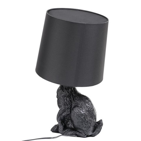 King Home Lampa stołowa biurkowa RABBIT - czarna aluminium tkanina King Home Lampa stołowa biurkowa RABBIT - czarna aluminium tkanina
