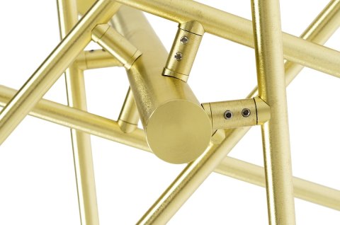 King Home Lampa wisząca ASTRO złota - aluminium, klosze szkło G4 King Home Lampa wisząca ASTRO złota - aluminium, klosze szkło G4