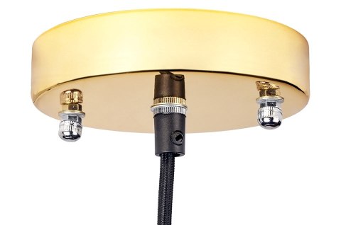 King Home Lampa wisząca ATOMIC GRANDE złota metal klosze szkło satynowe G9 King Home Lampa wisząca ATOMIC GRANDE złota metal klosze szkło satynowe G9