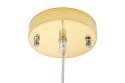 LAMPA WISZĄCA ATOMIC metalowa ZŁOTA KLOSZE SATYNOWE 12xG9 KING HOME LAMPA WISZĄCA ATOMIC metalowa ZŁOTA KLOSZE SATYNOWE 12xG9 KING HOME