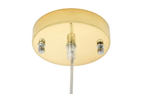 LAMPA WISZĄCA ATOMIC metalowa ZŁOTA KLOSZE SATYNOWE 12xG9 KING HOME LAMPA WISZĄCA ATOMIC metalowa ZŁOTA KLOSZE SATYNOWE 12xG9 KING HOME