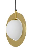 King Home Lampa wisząca AURORA złota - metal kulisty klosz szklany Mleczny G9 do wnętrz klasycznych i nowoczesnych King Home Lampa wisząca AURORA złota - metal kulisty klosz szklany Mleczny G9 do wnętrz klasycznych i nowoczesnych