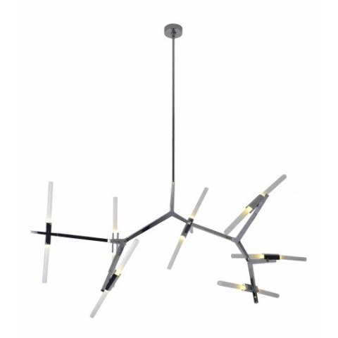 Lampa wisząca CANDELABR PREMIUM 14 srebrna - aluminium, szkło Lampa wisząca CANDELABR PREMIUM 14 srebrna - aluminium, szkło