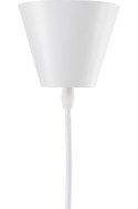 King Home Lampa wisząca CAPELLO FI 100 biała tworzywo w kształcie kapelusza King Home Lampa wisząca CAPELLO FI 100 biała tworzywo w kształcie kapelusza