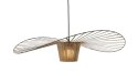 King Home Lampa wisząca CAPELLO FI 100 coffee tworzywo E27 w kształcie kapelusza damskiego King Home Lampa wisząca CAPELLO FI 100 coffee tworzywo E27 w kształcie kapelusza damskiego