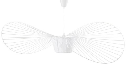 King Home Lampa wisząca CAPELLO FI 140 biała tworzywo sztuczne kształt kapelusza E27 pod wpływem powietrza może się poruszać King Home Lampa wisząca CAPELLO FI 140 biała tworzywo sztuczne kształt kapelusza E27 pod wpływem powietrza może się poruszać