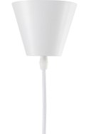 King Home Lampa wisząca CAPELLO FI 140 biała tworzywo sztuczne kształt kapelusza E27 pod wpływem powietrza może się poruszać King Home Lampa wisząca CAPELLO FI 140 biała tworzywo sztuczne kształt kapelusza E27 pod wpływem powietrza może się poruszać