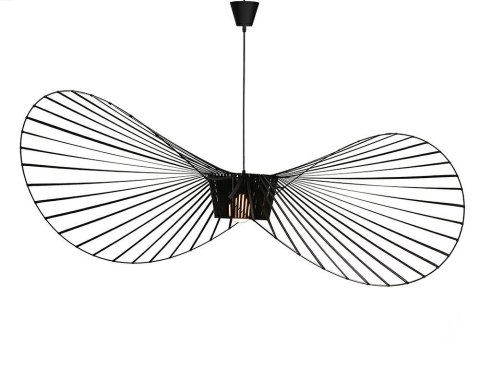 LAMPA WISZĄCA CAPELLO FI 140 tworzywo CZARNA E27 w kształcie damskiego KAPELUSZA lekka i nowoczesna King Home LAMPA WISZĄCA CAPELLO FI 140 tworzywo CZARNA E27 w kształcie damskiego KAPELUSZA lekka i nowoczesna King Home