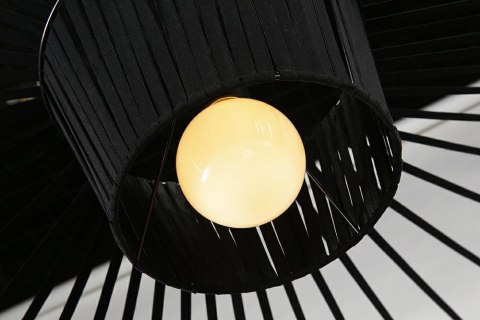 LAMPA WISZĄCA CAPELLO FI 140 tworzywo CZARNA E27 w kształcie damskiego KAPELUSZA lekka i nowoczesna King Home LAMPA WISZĄCA CAPELLO FI 140 tworzywo CZARNA E27 w kształcie damskiego KAPELUSZA lekka i nowoczesna King Home