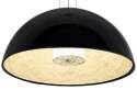 King Home Lampa wisząca ELEGANTE 90 czarna włókno szklane klosz szkło mleczne E27 King Home Lampa wisząca ELEGANTE 90 czarna włókno szklane klosz szkło mleczne E27