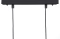King Home Lampa wisząca FLUSSO 2 czarna, metal szkło King Home Lampa wisząca FLUSSO 2 czarna, metal szkło