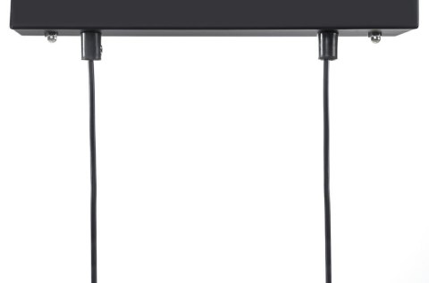 King Home Lampa wisząca FLUSSO 2 czarna, metal szkło King Home Lampa wisząca FLUSSO 2 czarna, metal szkło