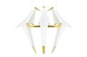 King Home Lampa wisząca LORO 3 UP złota - LED King Home Lampa wisząca LORO 3 UP złota - LED