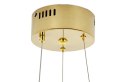 King Home Lampa wisząca LORO 3 UP złota - LED King Home Lampa wisząca LORO 3 UP złota - LED