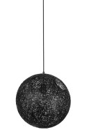 King Home Lampa wisząca LUNA 40 czarna - sznurek konopny King Home Lampa wisząca LUNA 40 czarna - sznurek konopny