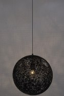 King Home Lampa wisząca LUNA 40 czarna - sznurek konopny King Home Lampa wisząca LUNA 40 czarna - sznurek konopny
