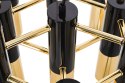 King Home elegancka Lampa wisząca LUNETTE czarno-złota - metal 13xE14 King Home elegancka Lampa wisząca LUNETTE czarno-złota - metal 13xE14