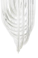 LAMPA WISZĄCA MURANO L CHROM - szkło, metal 3xE14 King Home do wnętrz tradycyjnych i nowoczesnych