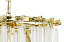 LAMPA wisząca MURANO L ZŁOTA - E14 wykonana z drobnych łańcuszków oplatających żródło światła King Home LAMPA wisząca MURANO L ZŁOTA - E14 wykonana z drobnych łańcuszków oplatających żródło światła King Home