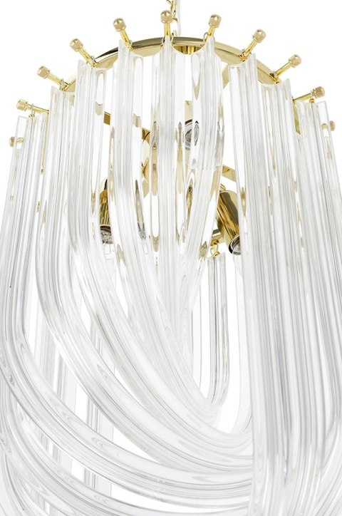 LAMPA WISZĄCA MURANO S ZŁOTA - szkło, metal E14 King Home do wnętrz tradycyjnych i nowoczesnych LAMPA WISZĄCA MURANO S ZŁOTA - szkło, metal E14 King Home do wnętrz tradycyjnych i nowoczesnych