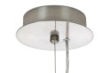 King Home Lampa wisząca sufitowa ZET 120 - stal szczotkowana papier szkło King Home Lampa wisząca sufitowa ZET 120 - stal szczotkowana papier szkło