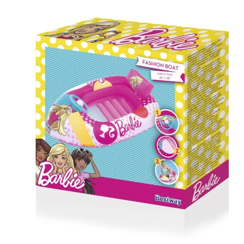 Bestway Bestway 93204 ŁÓDKA BARBIE 114cmx71cm Bestway Bestway 93204 ŁÓDKA BARBIE 114cmx71cm