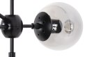 LAMPA SUFITOWA wisząca PLANETARIO 10 CZARNA - KLOSZE SZKŁO DYMIONE 10xE27 King Home LAMPA SUFITOWA wisząca PLANETARIO 10 CZARNA - KLOSZE SZKŁO DYMIONE 10xE27 King Home