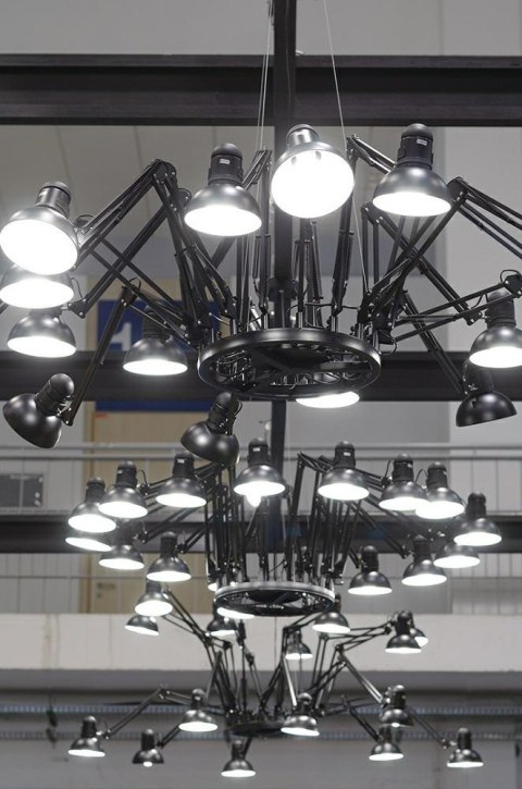 LAMPA WISZĄCA RAGNO 16 King Home CZARNA - aluminium REGULOWANE RAMIONA do domu biura hotelu LAMPA WISZĄCA RAGNO 16 King Home CZARNA - aluminium REGULOWANE RAMIONA do domu biura hotelu