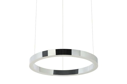 LAMPA WISZĄCA RING 40 OKRĄGŁA SREBRNA - LED, STAL POLEROWANA NA WYSOKI POŁYSK KING HOME LAMPA WISZĄCA RING 40 OKRĄGŁA SREBRNA - LED, STAL POLEROWANA NA WYSOKI POŁYSK KING HOME