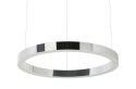 King Home Lampa wisząca RING 60 srebrna - LED stal nierdzewna polerowana na wysoki połysk osłona tworzywo mleczny King Home Lampa wisząca RING 60 srebrna - LED stal nierdzewna polerowana na wysoki połysk osłona tworzywo mleczny