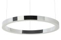 King Home Lampa wisząca RING 80 srebrna - LED stal polerowana na wysoki połysk osłona klosza tworzywo mleczny King Home Lampa wisząca RING 80 srebrna - LED stal polerowana na wysoki połysk osłona klosza tworzywo mleczny