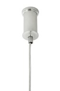 King Home Lampa wisząca RING 80 srebrna - LED stal polerowana na wysoki połysk osłona klosza tworzywo mleczny King Home Lampa wisząca RING 80 srebrna - LED stal polerowana na wysoki połysk osłona klosza tworzywo mleczny