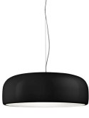 King Home Lampa wisząca SMITH okrągła czarna - aluminium osłona biały akryl 3xE27 King Home Lampa wisząca SMITH okrągła czarna - aluminium osłona biały akryl 3xE27