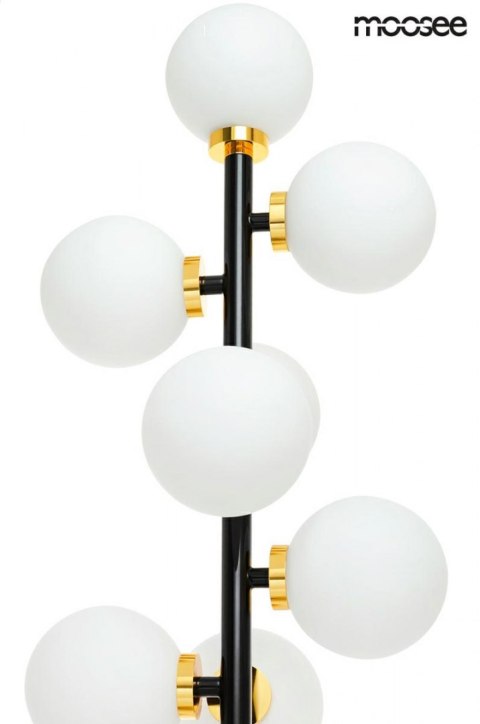 MOOSEE lampa podłogowa COSMO FLOOR BLACK - czarna, zlota MOOSEE lampa podłogowa COSMO FLOOR BLACK - czarna, zlota