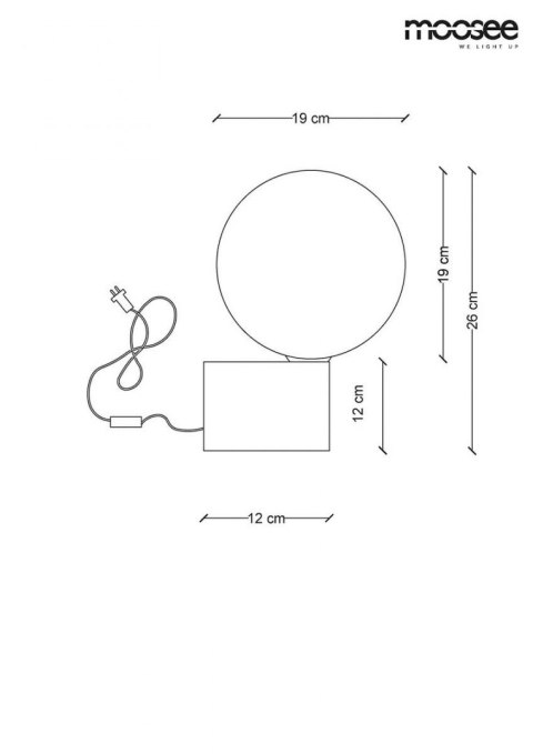 LAMPA STOŁOWA NOCNA BIURKOWA LED PARLA 20 - ZŁOTA podstawa metal szczotkowany, kulisty BIAŁY KLOSZ szkło MOOSEE LAMPA STOŁOWA NOCNA BIURKOWA LED PARLA 20 - ZŁOTA podstawa metal szczotkowany, kulisty BIAŁY KLOSZ szkło MOOSEE