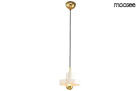 MOOSEE lampa wisząca ARCO 20 - złota podsufitka, marmur jasny czarny przewód E27 do domu i do lokalu MOOSEE lampa wisząca ARCO 20 - złota podsufitka, marmur jasny czarny przewód E27 do domu i do lokalu