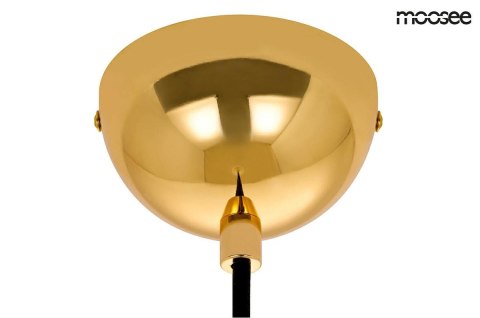 MOOSEE lampa wisząca ARCO 20 - złota podsufitka, marmur jasny czarny przewód E27 do domu i do lokalu MOOSEE lampa wisząca ARCO 20 - złota podsufitka, marmur jasny czarny przewód E27 do domu i do lokalu