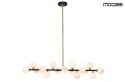 LAMPA WISZĄCA LED COSMO LEVEL M - metal CZARNY ZŁOTY kuliste klosze SZKŁO MLECZNE 16xG9 MOOSEE LAMPA WISZĄCA LED COSMO LEVEL M - metal CZARNY ZŁOTY kuliste klosze SZKŁO MLECZNE 16xG9 MOOSEE
