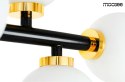 LAMPA WISZĄCA LED COSMO LEVEL M - metal CZARNY ZŁOTY kuliste klosze SZKŁO MLECZNE 16xG9 MOOSEE LAMPA WISZĄCA LED COSMO LEVEL M - metal CZARNY ZŁOTY kuliste klosze SZKŁO MLECZNE 16xG9 MOOSEE