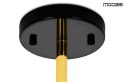 MOOSEE lampa wisząca COSMO LEVEL M - metal czarny złoty kuliste klosze szkło mleczne 16xG9