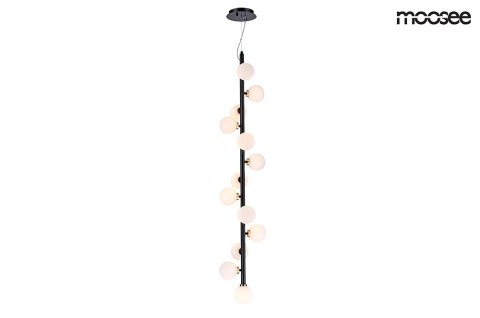 MOOSEE lampa wisząca COSMO VERTICAL M - czarna, złota MOOSEE lampa wisząca COSMO VERTICAL M - czarna, złota