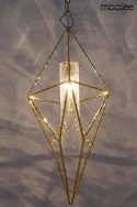 LAMPA WISZĄCA HAVANA M - METALOWA ZŁOTA E14 KLOSZ SZKLANY PRZEZROCZYSTY MOOSEE LAMPA WISZĄCA HAVANA M - METALOWA ZŁOTA E14 KLOSZ SZKLANY PRZEZROCZYSTY MOOSEE