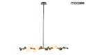 MOOSEE lampa wisząca VALENTINO 120- złota połączenia stali nierdzewnej błyszczącej i szklanych kloszy w kształcie kuli MOOSEE lampa wisząca VALENTINO 120- złota połączenia stali nierdzewnej błyszczącej i szklanych kloszy w kształcie kuli