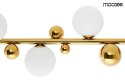 MOOSEE lampa wisząca VALENTINO 120- złota połączenia stali nierdzewnej błyszczącej i szklanych kloszy w kształcie kuli MOOSEE lampa wisząca VALENTINO 120- złota połączenia stali nierdzewnej błyszczącej i szklanych kloszy w kształcie kuli