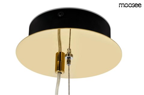 MOOSEE lampa wisząca VALENTINO M - złota stal nierdzewna klosze szkło mleczne MOOSEE lampa wisząca VALENTINO M - złota stal nierdzewna klosze szkło mleczne