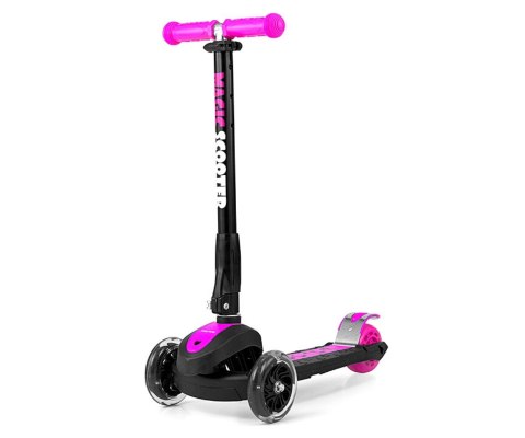 Milly Mally Scooter Magic Pink Hulajnoga/Sccoter Różowo-Czarna, składana hamulec Milly Mally Scooter Magic Pink Hulajnoga/Sccoter Różowo-Czarna, składana hamulec