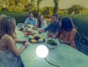NEW GARDEN lampa ogrodowa BULY 20 polietylen okrągła stojąca biała - LED nowoczesna NEW GARDEN lampa ogrodowa BULY 20 polietylen okrągła stojąca biała - LED nowoczesna