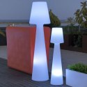 LAMPA PODŁOGOWA LOLA 165 biała - LED - RGB wbudowana bateria Z PILOTEM NEW GARDEN DO WNĘTRZ I NA ZEWNĄTRZ