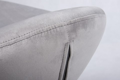 Podnóżek EGG SZEROKI VELVET BLACK jasny szary.37 - welur, podstawa czarna Podnóżek EGG SZEROKI VELVET BLACK jasny szary.37 - welur, podstawa czarna